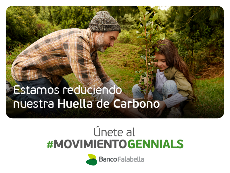 Banco Falabella neutralizes Greenhouse Gas Emissions